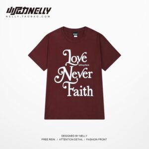 Áo phông Nelly Heybig tay ngắn - Love Never Faith